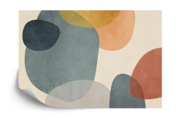 Fototapeta Geometryczna Abstrakcja Malowana Akwarelami