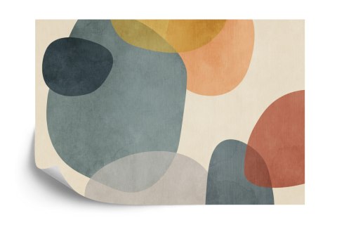 Fototapeta Geometryczna Abstrakcja Malowana Akwarelami