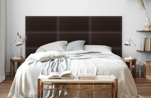 Panel Tapicerowany Eko Skóra Brązowy
