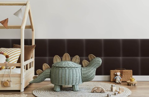 Panel Tapicerowany Eko Skóra Brązowy