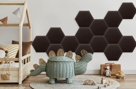 Panel Tapicerowany Eko Skóra Brązowy