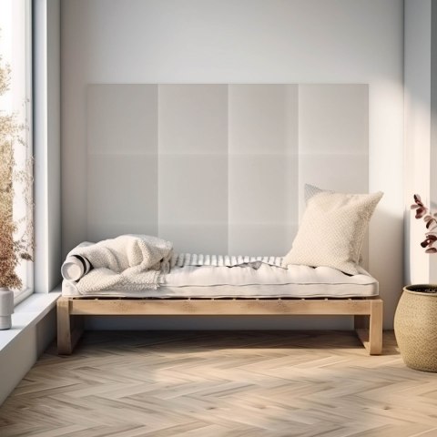 Panel Tapicerowany Eko Skóra Kremowy