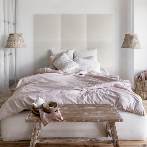 Panel Tapicerowany Eko Skóra Kremowy