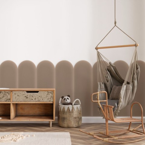 Panel Tapicerowany Magic Velvet Beżowy 20cm