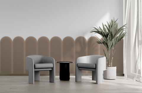 Panel Tapicerowany Magic Velvet Beżowy 20cm