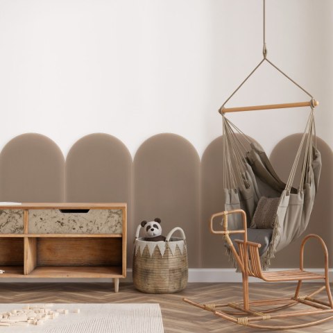 Panel Tapicerowany Magic Velvet Beżowy 30cm