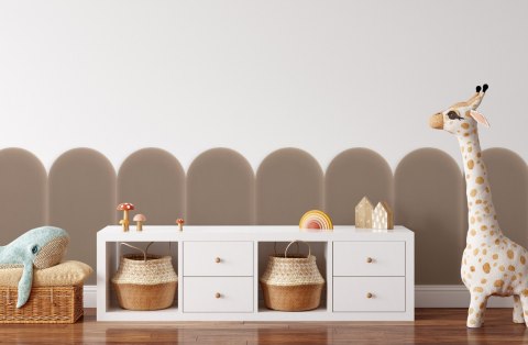 Panel Tapicerowany Magic Velvet Beżowy 30cm