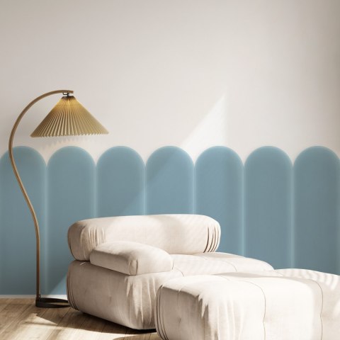 Panel Tapicerowany Magic Velvet Błękitny 20cm