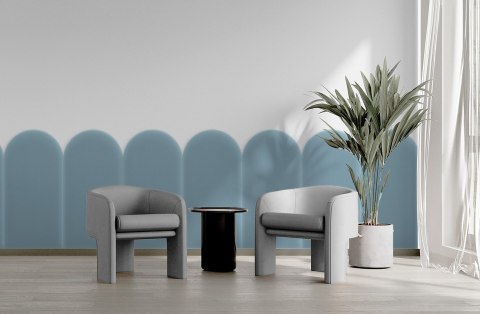 Panel Tapicerowany Magic Velvet Błękitny 30cm