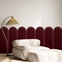 Panel Tapicerowany Magic Velvet Bordowy 20cm