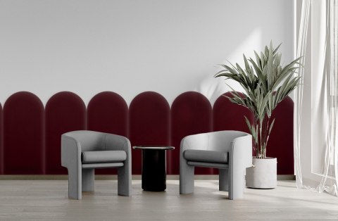 Panel Tapicerowany Magic Velvet Bordowy 30cm