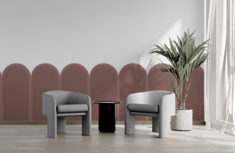 Panel Tapicerowany Magic Velvet Brudny Róż 30cm