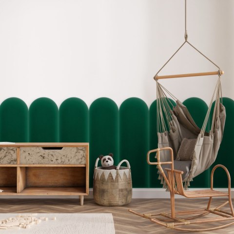 Panel Tapicerowany Magic Velvet Butelkowa Zieleń 20cm