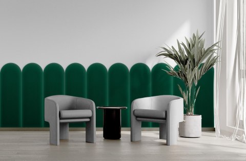 Panel Tapicerowany Magic Velvet Butelkowa Zieleń 20cm