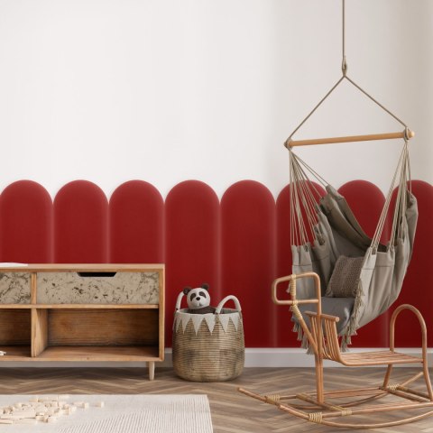 Panel Tapicerowany Magic Velvet Czerwony 20cm