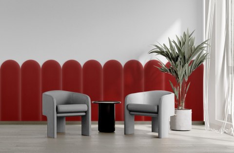 Panel Tapicerowany Magic Velvet Czerwony 20cm