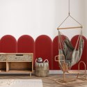 Panel Tapicerowany Magic Velvet Czerwony 30cm