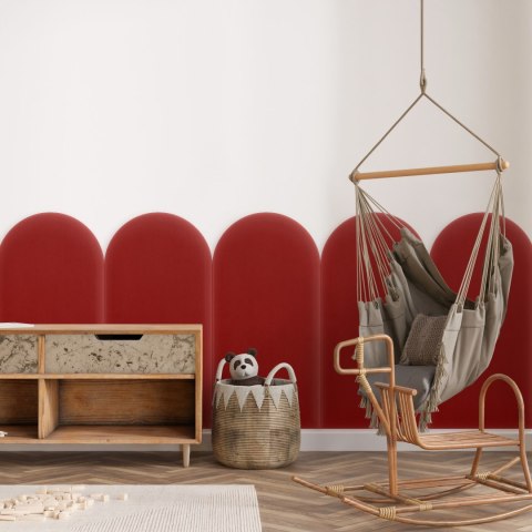 Panel Tapicerowany Magic Velvet Czerwony 30cm