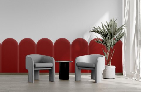 Panel Tapicerowany Magic Velvet Czerwony 30cm