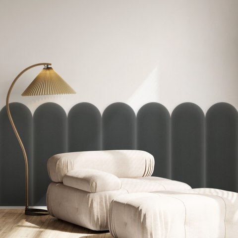 Panel Tapicerowany Magic Velvet Grafitowy 20cm