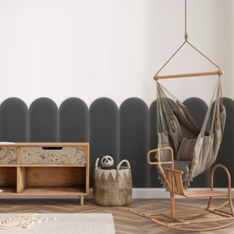 Panel Tapicerowany Magic Velvet Grafitowy 20cm