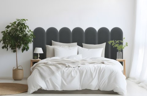 Panel Tapicerowany Magic Velvet Grafitowy 20cm