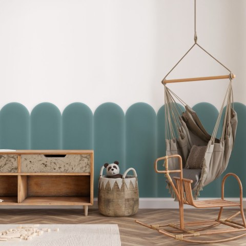 Panel Tapicerowany Magic Velvet Lazurowy 20cm