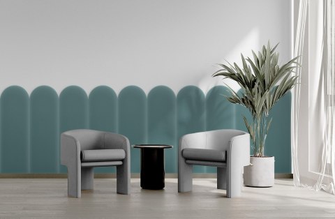 Panel Tapicerowany Magic Velvet Lazurowy 20cm