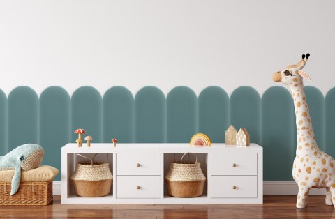 Panel Tapicerowany Magic Velvet Lazurowy 20cm