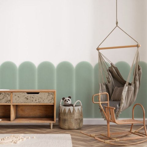 Panel Tapicerowany Magic Velvet Miętowy 20cm