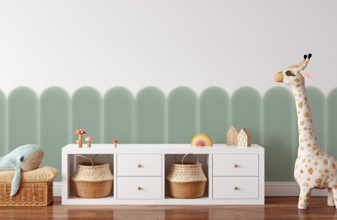 Panel Tapicerowany Magic Velvet Miętowy 20cm