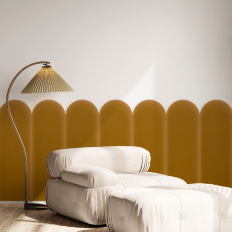 Panel Tapicerowany Magic Velvet Miodowy 20cm