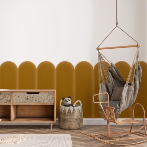 Panel Tapicerowany Magic Velvet Miodowy 20cm