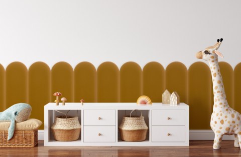 Panel Tapicerowany Magic Velvet Miodowy 20cm