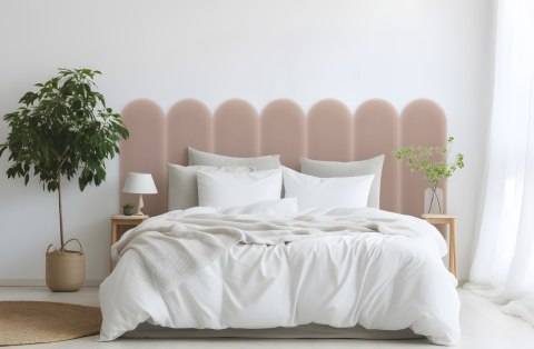 Panel Tapicerowany Magic Velvet Pudrowy Róż 20cm