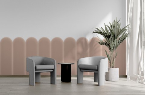 Panel Tapicerowany Magic Velvet Pudrowy Róż 20cm