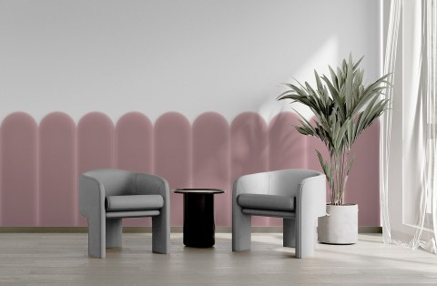 Panel Tapicerowany Magic Velvet Różowy 20cm