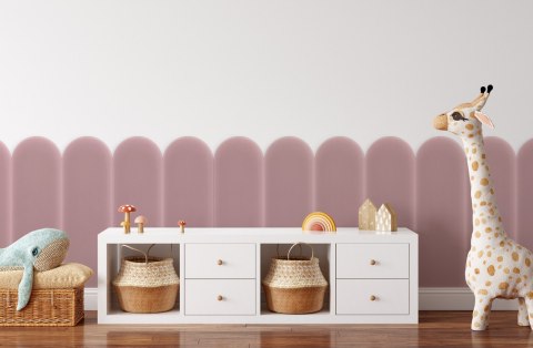 Panel Tapicerowany Magic Velvet Różowy 20cm