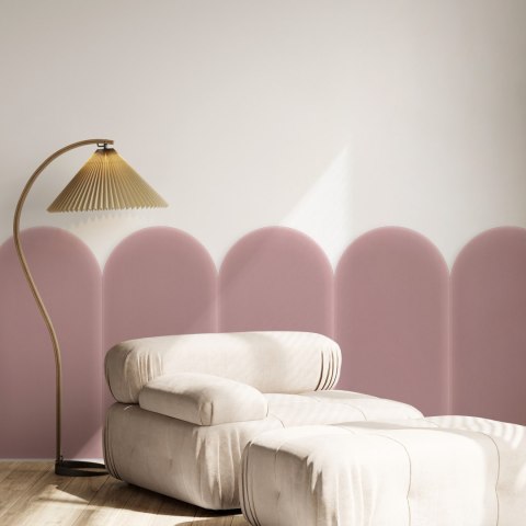Panel Tapicerowany Magic Velvet Różowy 30cm