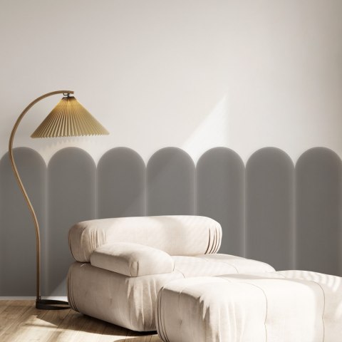 Panel Tapicerowany Magic Velvet Szary 20cm