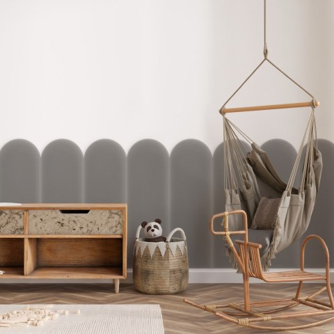 Panel Tapicerowany Magic Velvet Szary 20cm