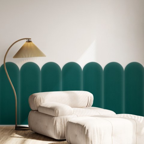 Panel Tapicerowany Magic Velvet Turkusowy 20cm