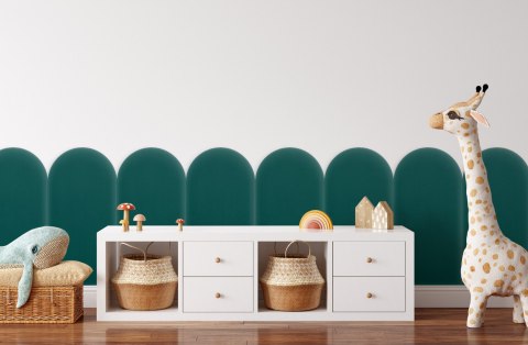 Panel Tapicerowany Magic Velvet Turkusowy 30cm