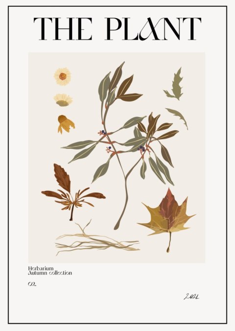 Plakat Atlas Jesiennych Liści