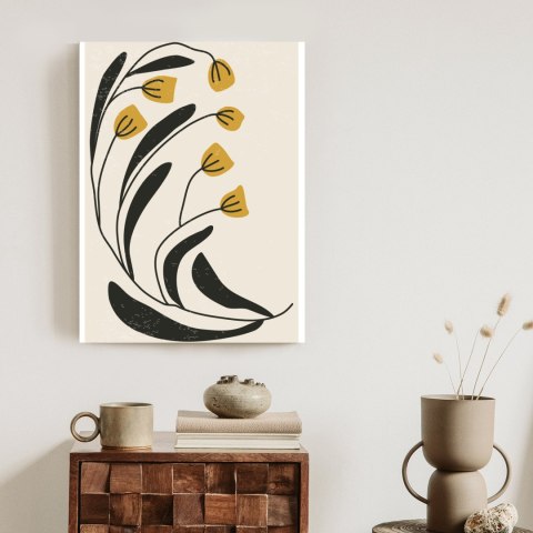 Plakat Botaniczna Ilustracja Z Kwiatami