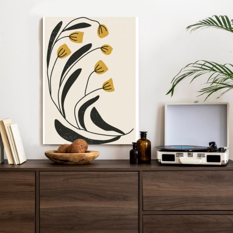 Plakat Botaniczna Ilustracja Z Kwiatami