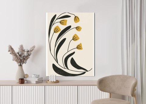 Plakat Botaniczna Ilustracja Z Kwiatami