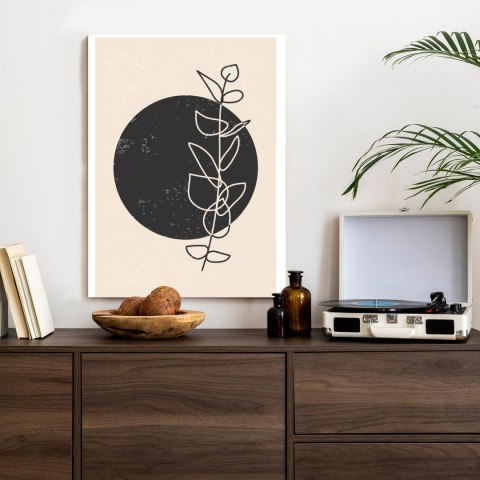 Plakat Minimalistyczna Gałązka I Koło