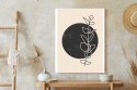 Plakat Minimalistyczna Gałązka I Koło