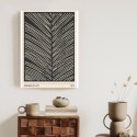 Plakat Minimalistyczna Grafika Liścia